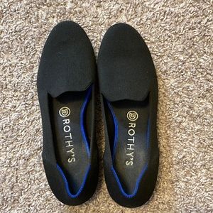 Rothy’s black flats size 8